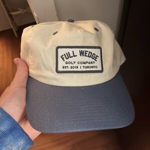 Full Wedge golf SnapBack hat